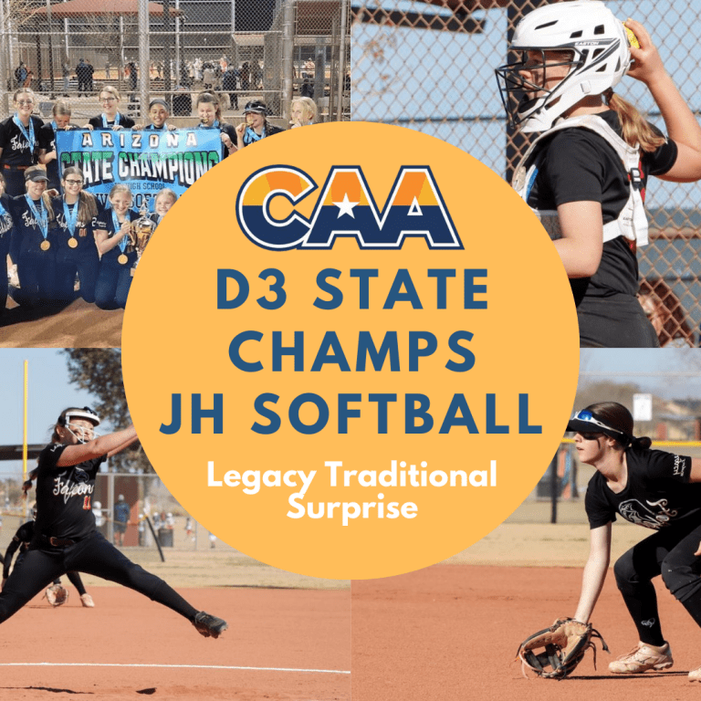 AZ CAA junior High softball state championship